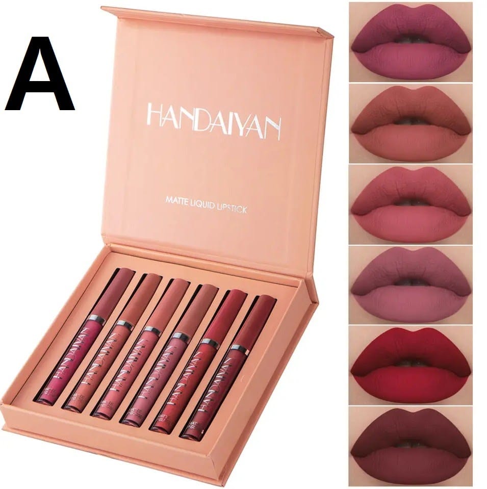 💄 PALETA DE 6 COLORES MATE – LABIOS SEXY Y DURADEROS 💄